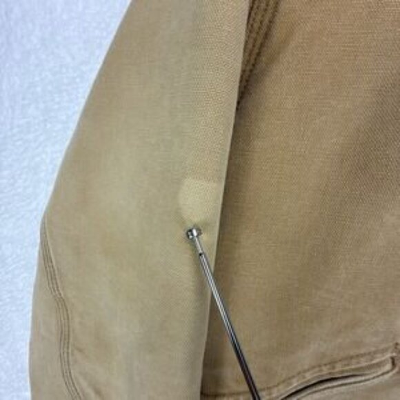 Carhartt Detroit Jacket Blanket Lined Mens Small J01 6BLJ BRN Brown - Picture 10 of 16